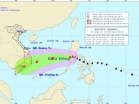 Bão Hagupit tràn vào biển Đông, gió giật cấp 10
