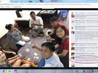 Kiểm sát viên đăng ảnh đánh bài ăn tiền lên Facebook