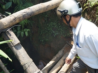Sập hầm vàng ở Quảng Nam, hai người bị vùi lấp