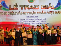 Lần đầu tiên vinh danh “Thương hiệu vàng thực phẩm Việt Nam”