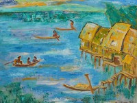 Đề tài làng quê “sống dậy” trong hội họa