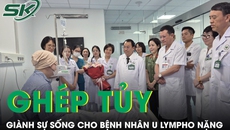 Ghép tủy giành sự sống cho bệnh nhân u lympho nặng 