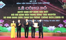 Bộ trưởng Bộ Y tế trao quyết định hạng đặc biệt cho BV TW Thái Nguyên
