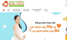 Phần mềm dinh dưỡng cho mẹ và bé cải tiến giao diện mới bắt mắt