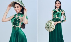 Hoa hậu Đỗ Thị Hà nói gì khi mặc áo dài lấy cảm hứng từ rau má tại Miss World 2021?