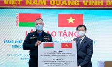 Việt Nam và Belarus trao tặng trang thiết bị phòng chống dịch COVID-19