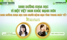 LIVE: Dinh dưỡng Khoa học cho người bệnh mạn tính trong ngày Tết