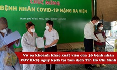 Phút vỡ òa của 30 bệnh nhân COVID19 nguy kịch tại TP. Hồ Chí Minh