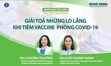 Truyền hình trực tuyến: Giải toả những lo lắng khi tiêm vaccine phòng COVID-19