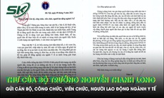Toàn văn thư của Bộ trưởng Bộ Y tế gửi cán bộ, công chức, viên chức, người lao động ngành Y tế