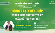 Truyền hình trực tuyến: Đông Tây y kết hợp trong kiểm soát huyết áp, ngừa đột quỵ dịp Tết