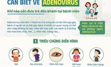 5 triệu chứng điển hình khi trẻ mắc Adenovirus, lúc nào cần đến viện thăm khám kịp thời?