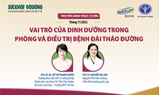Truyền hình trực tuyến: Vai trò của dinh dưỡng trong phòng và điều trị  bệnh đái tháo đường