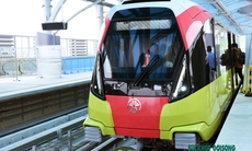 8 đoàn tàu đầu tiên lăn bánh trên tuyến metro Nhổn - ga Hà Nội