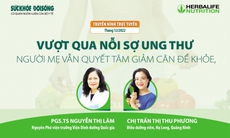 Truyền hình trực tuyến: Vượt qua nỗi sợ ung thư, người mẹ vẫn quyết tâm giảm cân để khỏe, đẹp