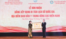 Điểm Ban Dân y Trung ương Cục miền Nam nhận bằng xếp hạng Di tích lịch sử quốc gia