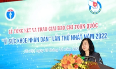 Bộ trưởng Đào Hồng Lan: Báo chí đã đồng hành, quảng bá đến người dân về những thành tựu của ngành y tế