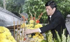 Bộ trưởng Nguyễn Thanh Long dâng hương tưởng niệm Đại danh y Hải Thượng Lãn Ông Lê Hữu Trác