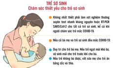 [Infographic] - Chăm sóc F0 mang thai, mẹ cho con bú và trẻ sơ sinh điều trị tại nhà