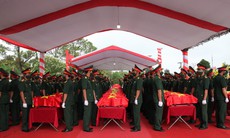 An táng 103 hài cốt liệt sĩ quân tình nguyện, chuyên gia Việt Nam hy sinh ở Lào  