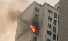 Cháy tầng 25 chung cư ở Hà Đông, người dân hoảng sợ