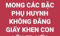 Bảng điểm, giấy khen, thành tích học tập... của con có nên đưa lên mạng xã hội?