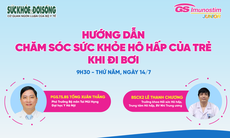 Truyền hình trực tuyến: Hướng dẫn chăm sóc sức khỏe hô hấp của trẻ khi đi bơi