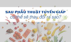 Những lưu ý bổ sung dinh dưỡng sau quá trình phẫu thuật tuyến giáp