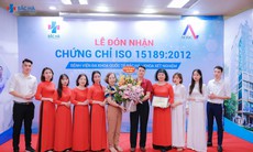 Bệnh viện ĐKQT Bắc Hà đón nhận chứng chỉ ISO 15189:2012