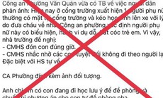 Hà Nội: Bác thông tin bắt cóc trẻ em ở Văn Quán
