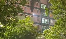 Sơ tán bệnh nhân vì sự cố cháy tại BVĐK khu vực Cẩm Phả