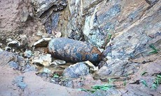 Sau mưa lũ, phát hiện quả bom nặng 340kg tại Yên Bái