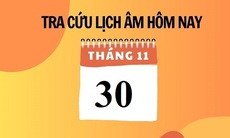 Lịch âm 30/11 - Âm lịch hôm nay 30/11 - Lịch vạn niên ngày 30/11/2023