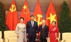 Tổng Bí thư Nguyễn Phú Trọng chia tay Tổng Bí thư, Chủ tịch nước Tập Cận Bình