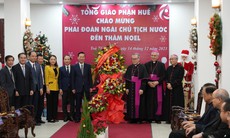 Chủ tịch nước Võ Văn Thưởng chúc mừng Giáng sinh Tổng Giáo phận Huế