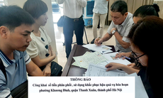 Quận Thanh Xuân công khai cách sử dụng số tiền ủng hộ nạn nhân vụ cháy chung cư