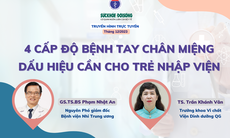 Truyền hình trực tuyến: 4 cấp độ tay chân miệng - Dấu hiệu cần cho trẻ nhập viện