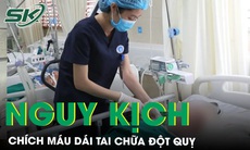 Chích máu dái tai chữa đột quỵ, người đàn ông nguy kịch