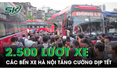 Các bến xe ở Hà Nội lên kế hoạch tăng cường gần 2.500 lượt xe khách dịp Tết