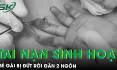 Nối gân ngón tay đứt rời cho bé gái bị tai nạn sinh hoạt