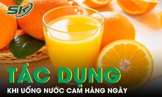 Tác dụng của việc uống nước cam hàng ngày