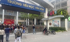 Hà Nội: Cháy lớn tại Trường Tiểu học Yên Hòa