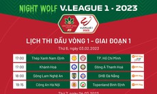 Lịch thi đấu V-League 2023 vòng 1: Tưng bừng đại chiến khai hội