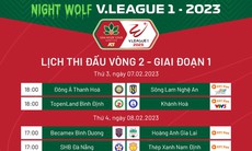 Lịch thi đấu V-League 2023 vòng 2: Siêu đại chiến tại Hà Nội