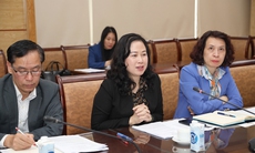 Bộ trưởng Bộ Y tế Đào Hồng Lan tiếp Chủ tịch kiêm Tổng Giám đốc AstraZeneca Việt Nam