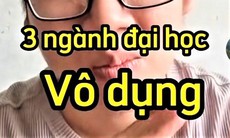 Học sinh lớp 12 hoang mang khi nghe tư vấn 'ngành học vô dụng' trên TikTok, chuyên gia giáo dục nói gì?