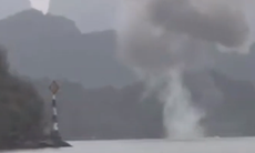 Video khoảnh khắc máy bay trực thăng gặp nạn trên vịnh Hạ Long