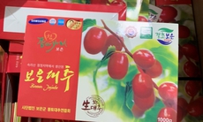 Khởi tố vụ án giả mạo thực phẩm Táo đỏ nhãn hiệu Sam Sung