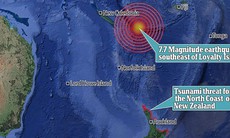 Động đất mạnh 7,8 độ Richter ở Nam Thái Bình Dương, cảnh báo sóng thần