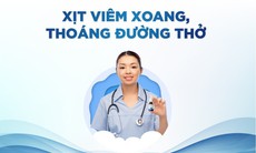 Xịt viêm xoang, thoáng đường thở